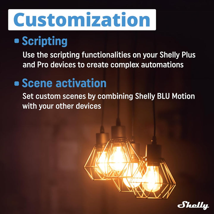 Shelly Blu Motion Sensor de movimiento y luz Bluetooth
