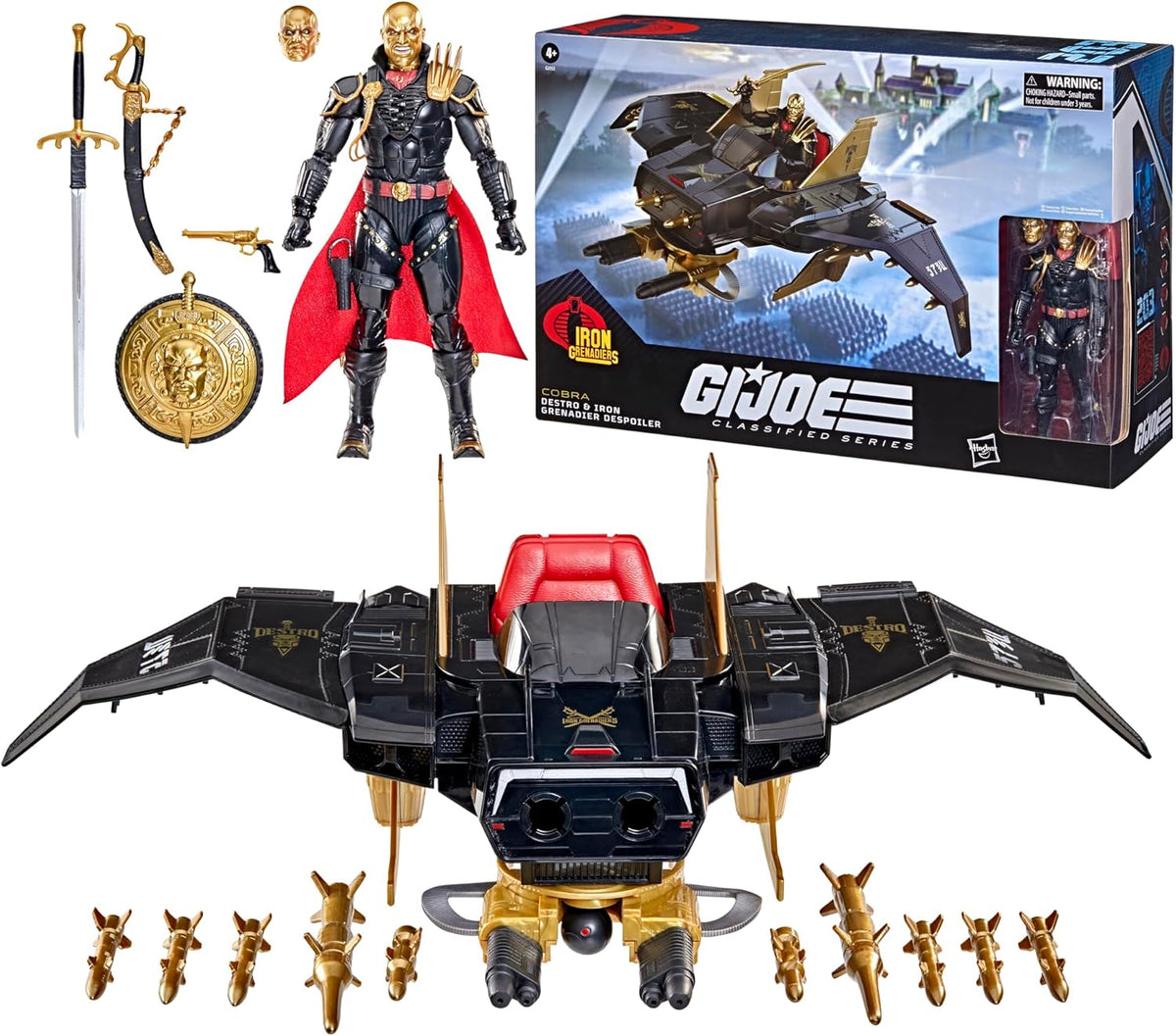 G.I. Joe Serie clasificada #203, Destro &amp; Iron Grenadier Despoi...