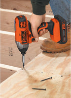 Taladro Black & Decker (BDCI20C) de batería de litio, 20 V máximo