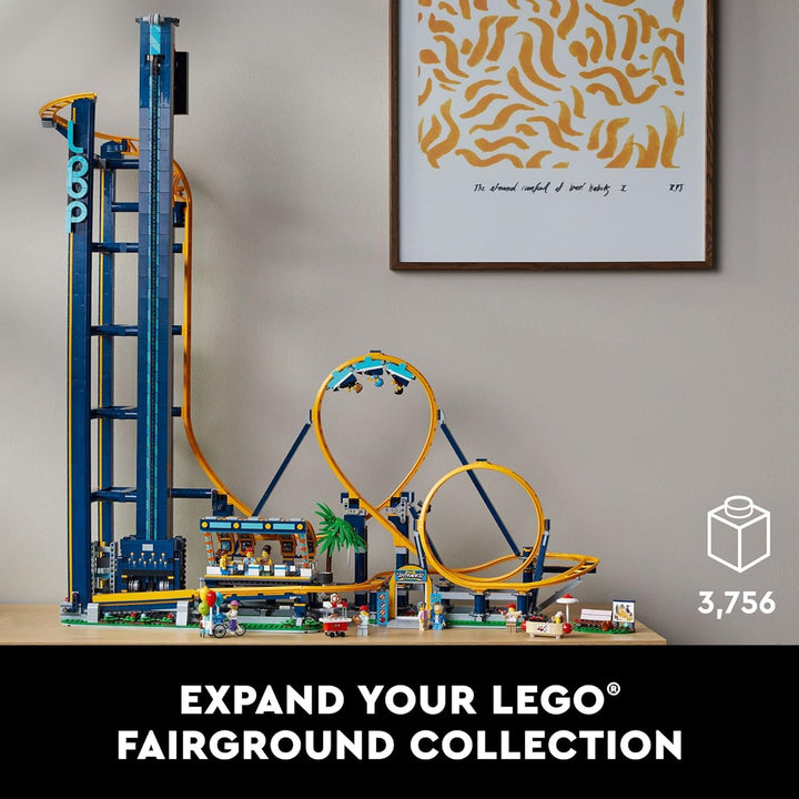 LEGO Icons Loop - Juego de posavasos 10303 kit de