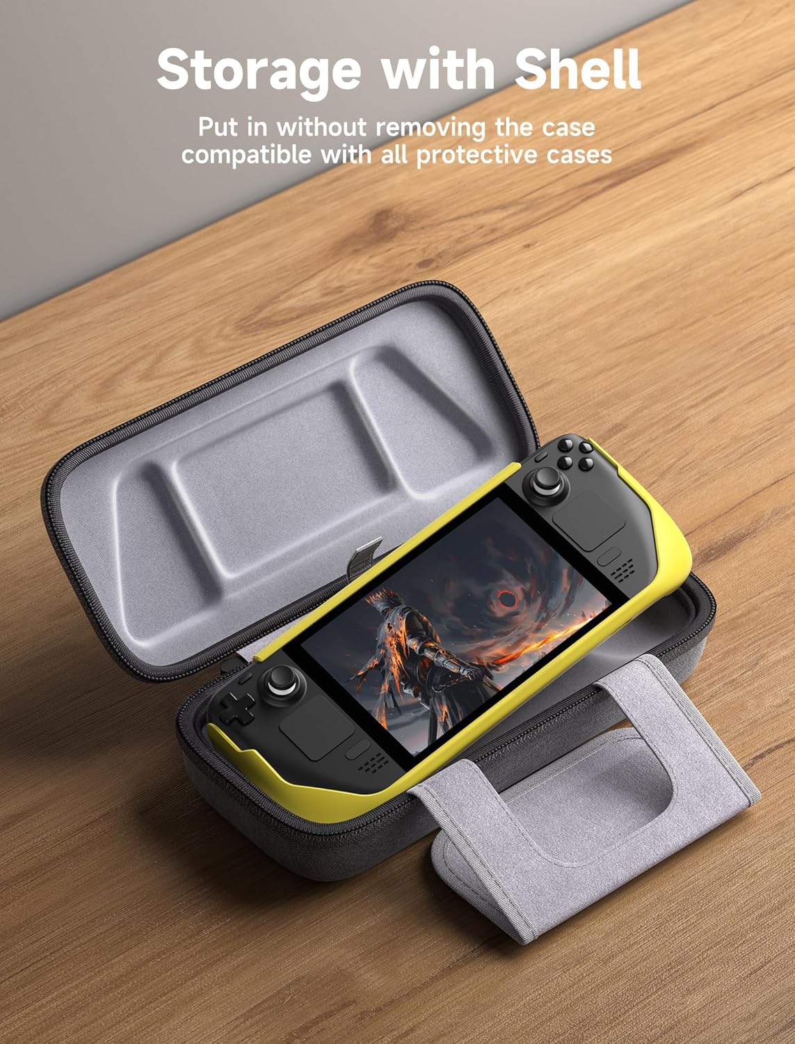 JSAUX Funda de transporte compatible con Steam Deck/ROG