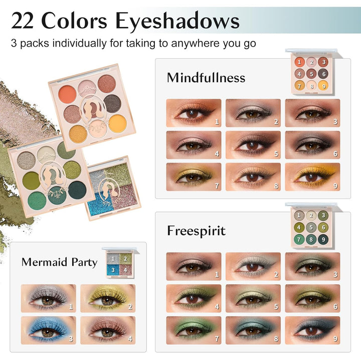 Kit de maquillaje todo en uno para niñas, kit de maquillaje para pr...