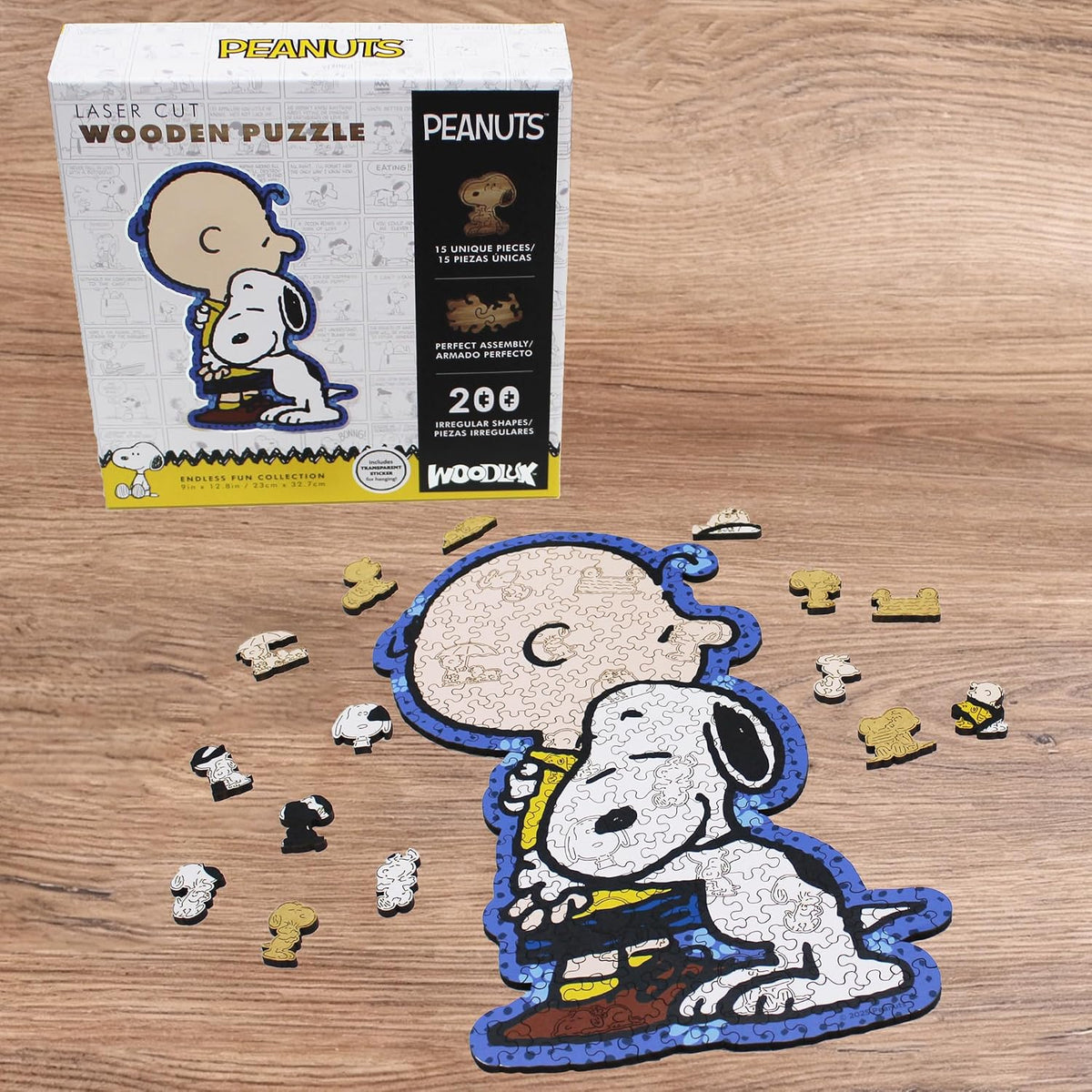 Rompecabezas de cacahuetes para adultos, regalos de Snoopy para mujeres y niños, 200 piezas