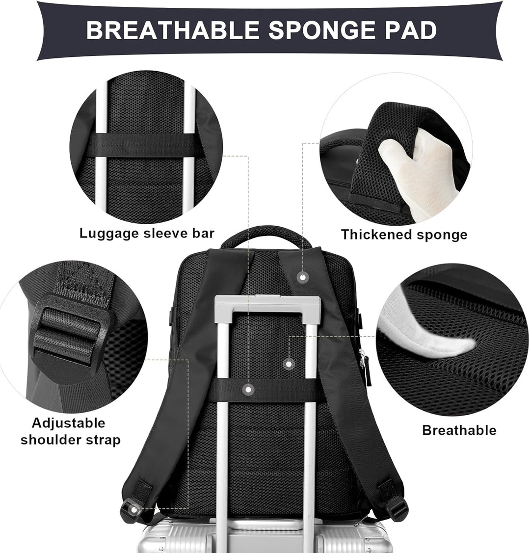 coowoz Mochila de mano para mujeres y hombres, mochila de viaje apr...