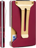 Cartera pequeña minimalista para mujer, funda para tarjetas de crédito RFID