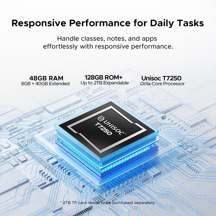 Luzglo P11 Pro Tableta de 11 pulgadas con Android 16 y Gemini AI, 4...