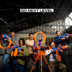 XSHOT Insanity - Lanzador de barril fumante con tecnología de 72 bolsillos de aire para dardos de ZURU, lanzador de dardos con mecanismo fumante, juguete al aire libre para niños y niñas, adolescentes