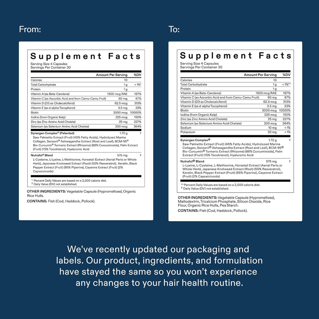 Nutrafol Men's Hair Growth Supplements, Clinically Tested for V...