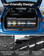 HOTOR Organizador de maletero - Organizador de coche y almacenamiento con bolsa enfriadora para SUV