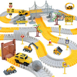 BEMITON Pista de Carreras de Construcción Juguetes para Niños - Reg...