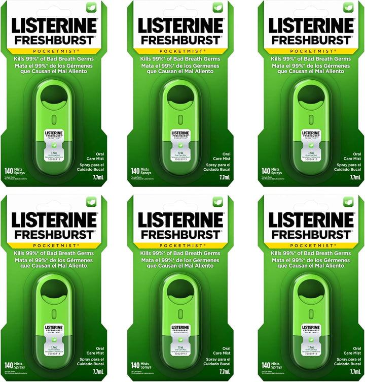 Listerine Freshburst Pocketmist - Nebulizador de aliento fresco par...