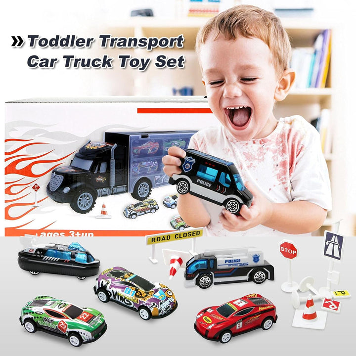 Juguetes para niños de 3 a 4 años, juego de transporte de camiones...