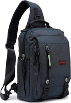 NICGID Bandoleras de hombro en el pecho, mochila para laptop, bolsa de mensajero cruzada para viajes al aire libre, hombres y mujeres