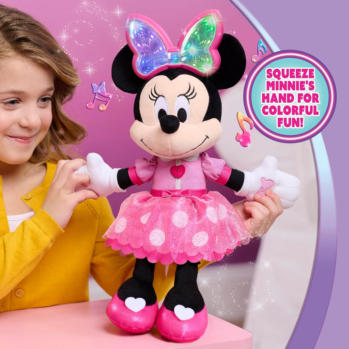 Disney Jr Colorfinity Minnie Mouse juguete de peluche