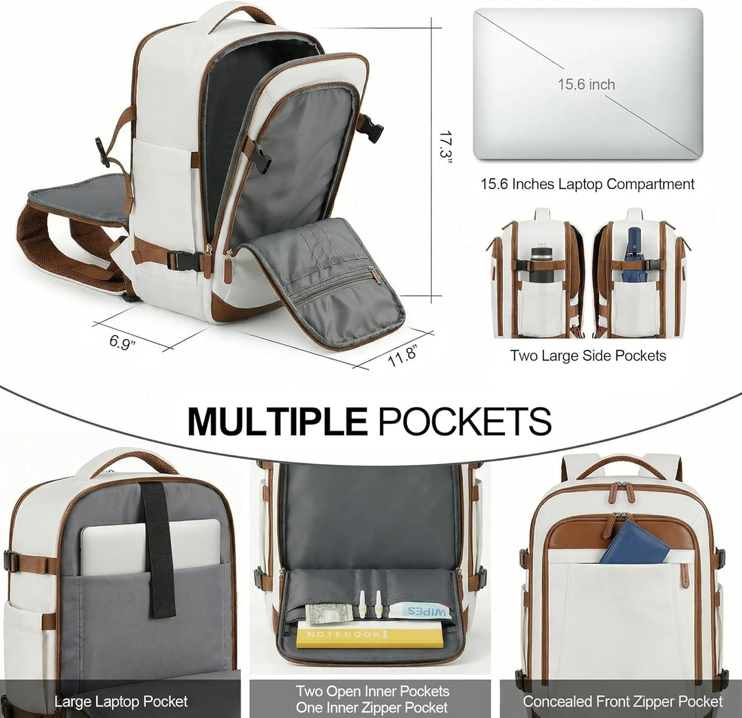 TILYMOL Travel Backpack for Women - 15.6 inch Laptop Bag Flight App...