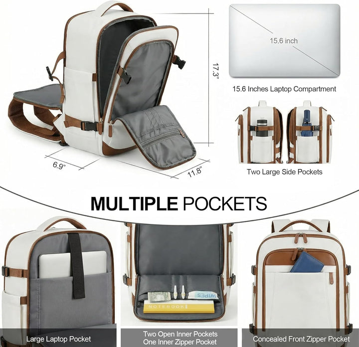 TILYMOL Travel Backpack for Women - 15.6 inch Laptop Bag Flight App...