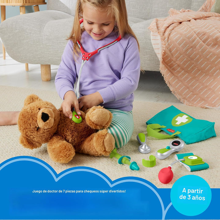 Fisher-Price Juego de simulación médica para preescolares de 7 piez...