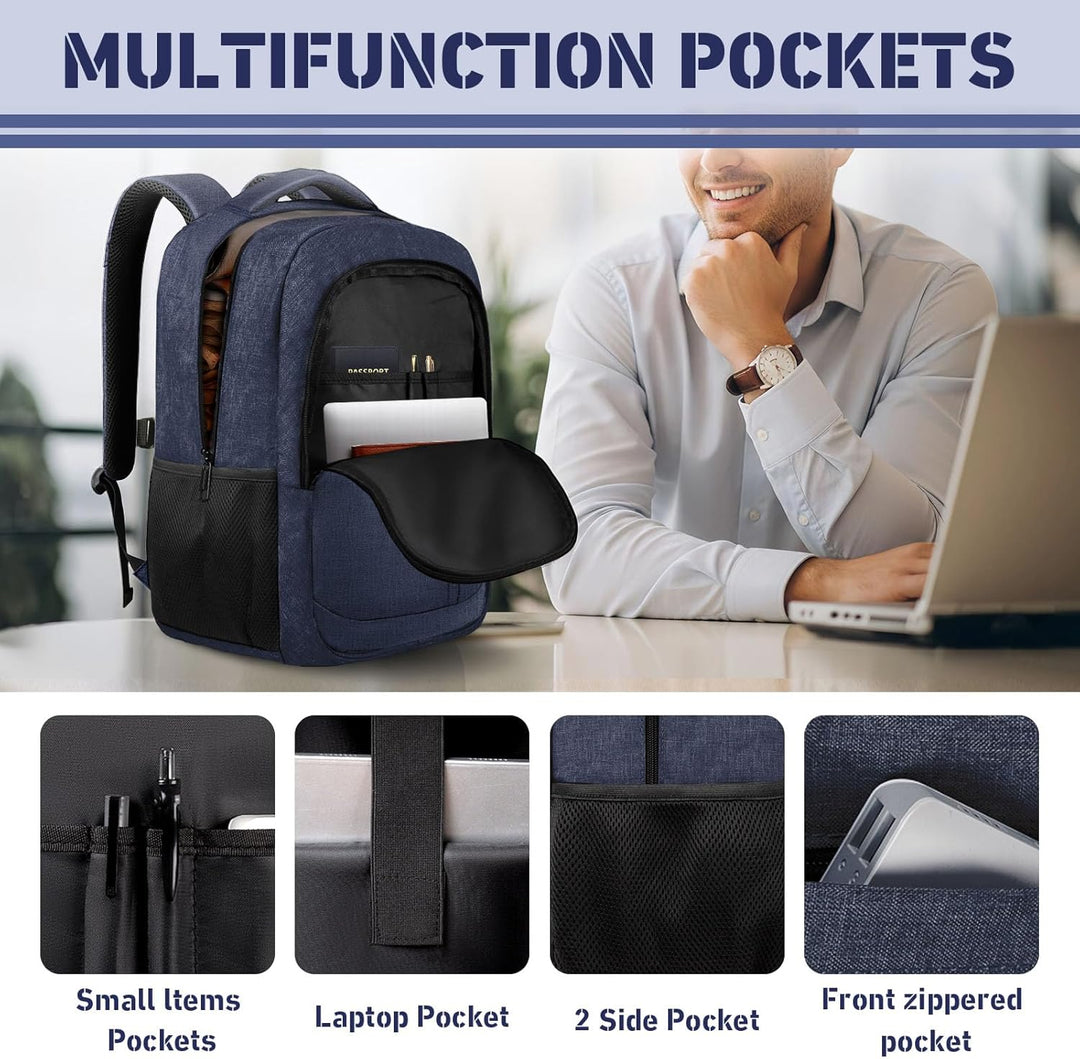 Bxiuna Mochila de viaje extra grande de 45L, bolsa expandible para...