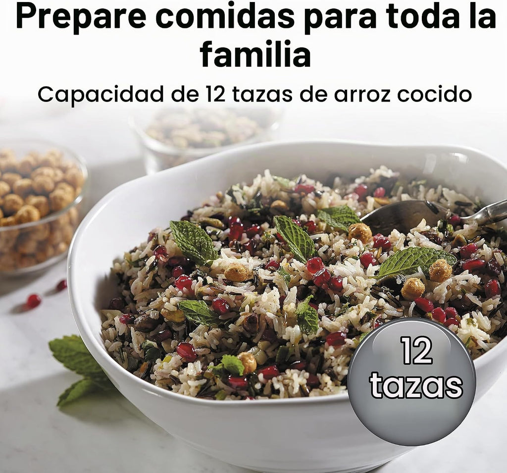 Hamilton Beach Arrocera digital programable y vaporizador de alimentos