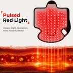 LTW Terapia de luz roja mejorada para pies, 101 LED de tres chips de terapia de luz infrarroja con 660 nm y 850 nm, 3 niveles de calor, 5 intensidades de luz con modo de pulso, 5000 mAh inalámbrico