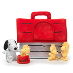 Lambs & Ivy Classic Snoopy Plush Casita de Perro de Peluche con 5 Animales de Peluche