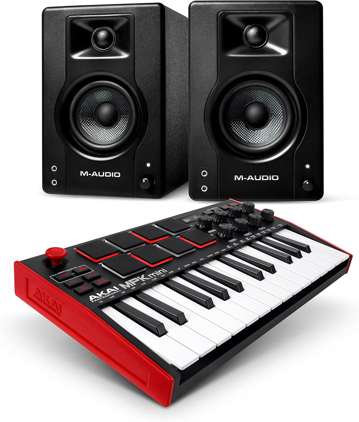 Paquete de estudio de grabación - Controlador de teclado MIDI USB A...