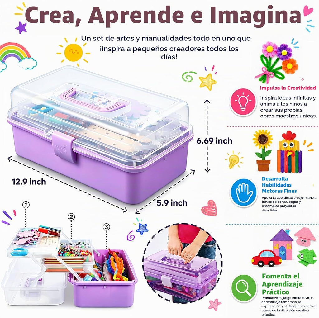 Suministros de artes y manualidades para niños - Kits de manualidades para
