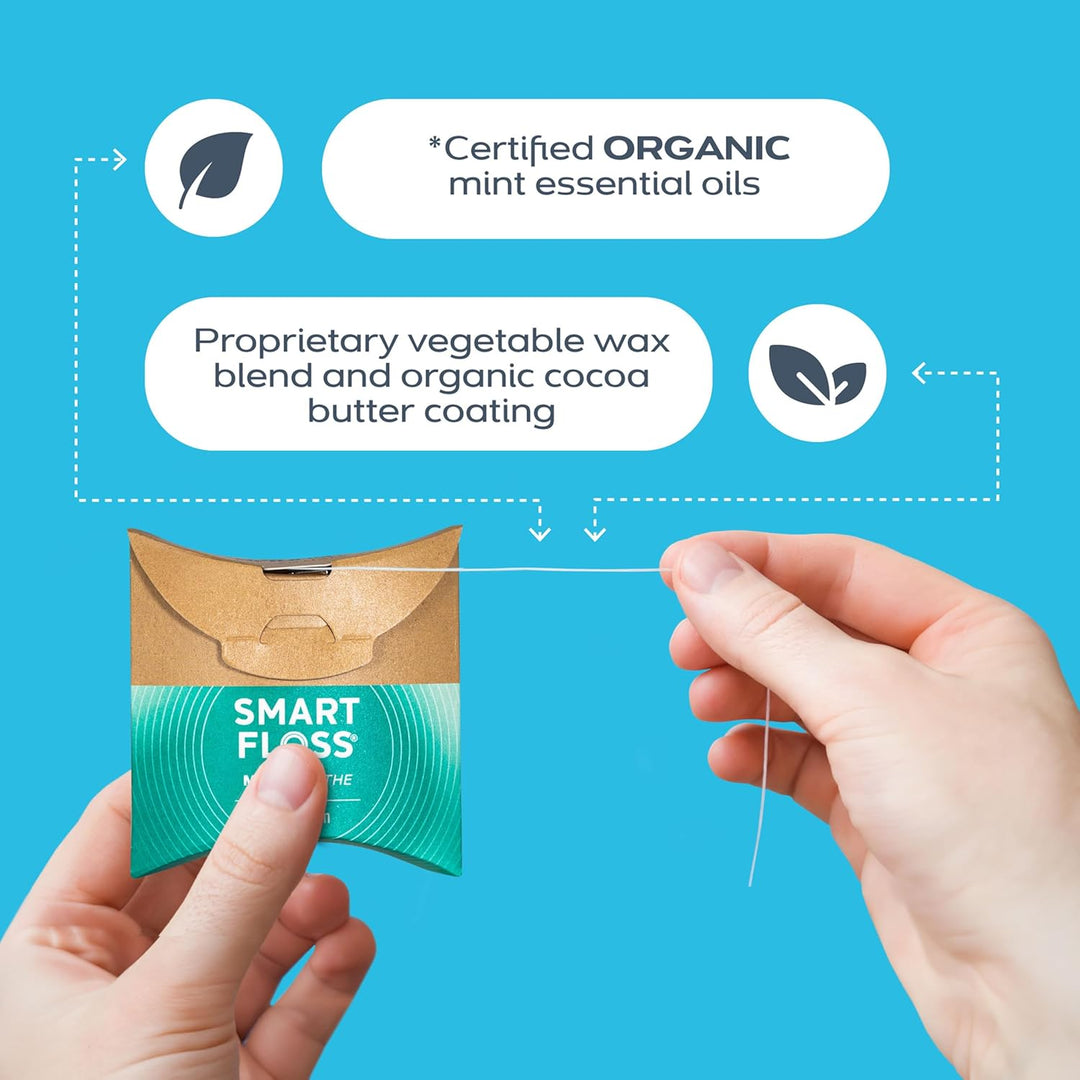 drTung's Smart Floss Mint para dientes \u2013 Hilo dental expan...