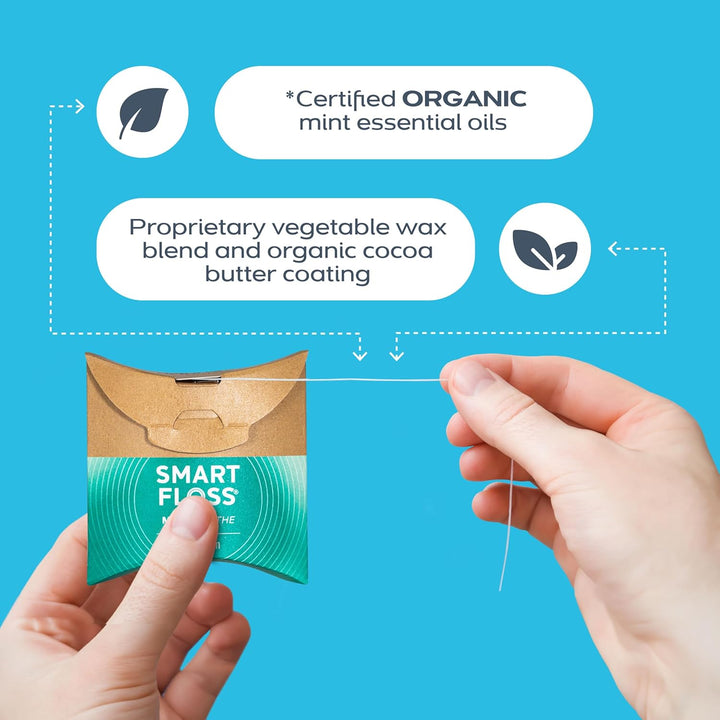 drTung's Smart Floss Mint para dientes \u2013 Hilo dental expan...