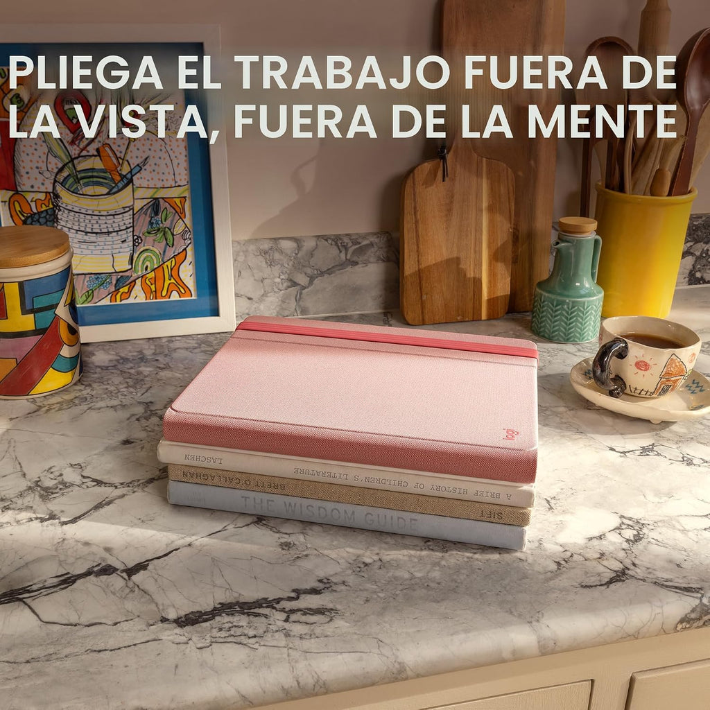Logitech Casa Pop Up Desk Laptop Stand, teclado & Touchpad - Pink