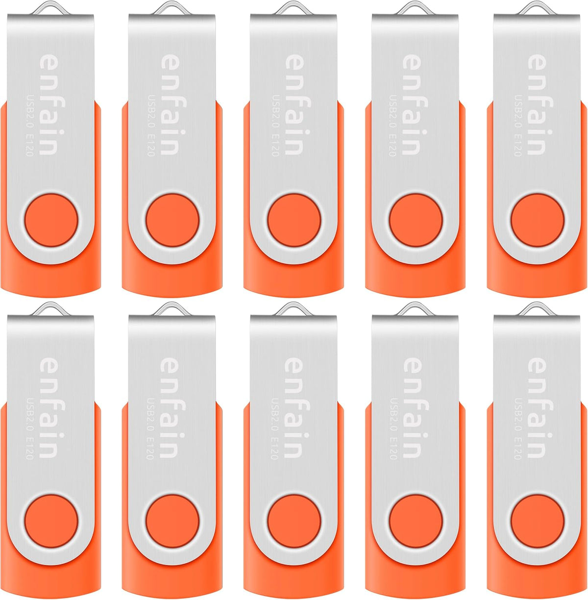 10 X Enfain Unidades Flash USB de 16GB a Granel Jump Zip Memory Sti...