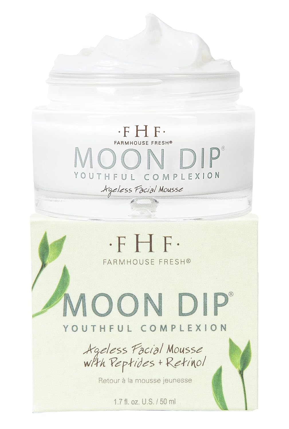 FarmHouse Fresh Moon Dip - Mousse facial sin edad, 1.7 onzas