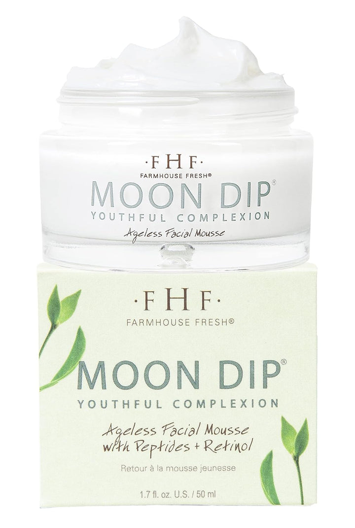 FarmHouse Fresh Moon Dip - Mousse facial sin edad, 1.7 onzas