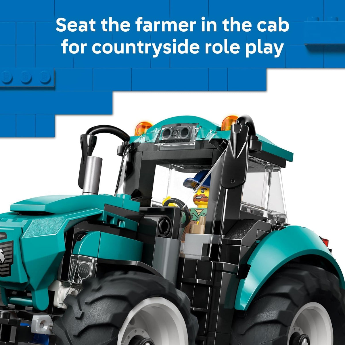 LEGO City Tractor - Juguete de construcción para niños