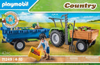 Playmobil Tractor cosechador con remolque