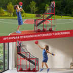 Juego de Baloncesto Arcade para Interiores y Exteriores, Aro de Baloncesto para Niños