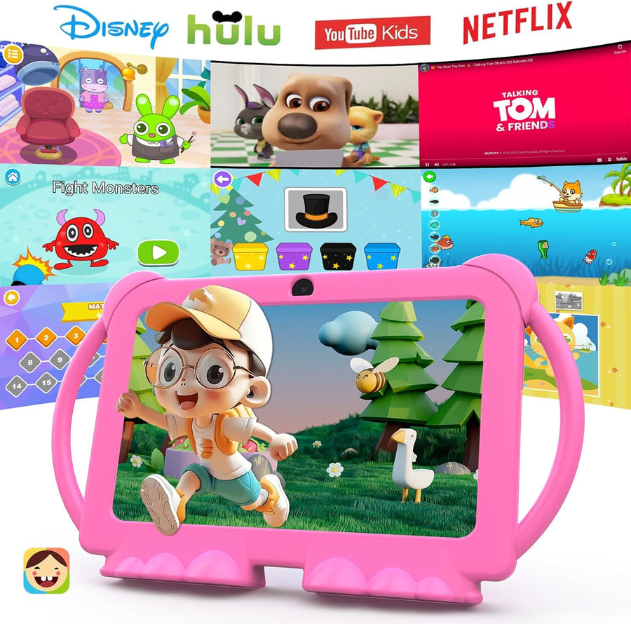 PEICHENG Tableta para Niños de 7 Pulgadas Android 12.0 para Niños P...