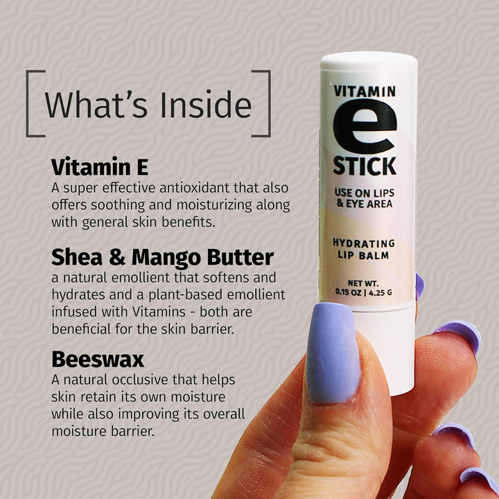 Reviva Labs Vitamina E Stick \u2013 Bálsamo labial hidratante para...