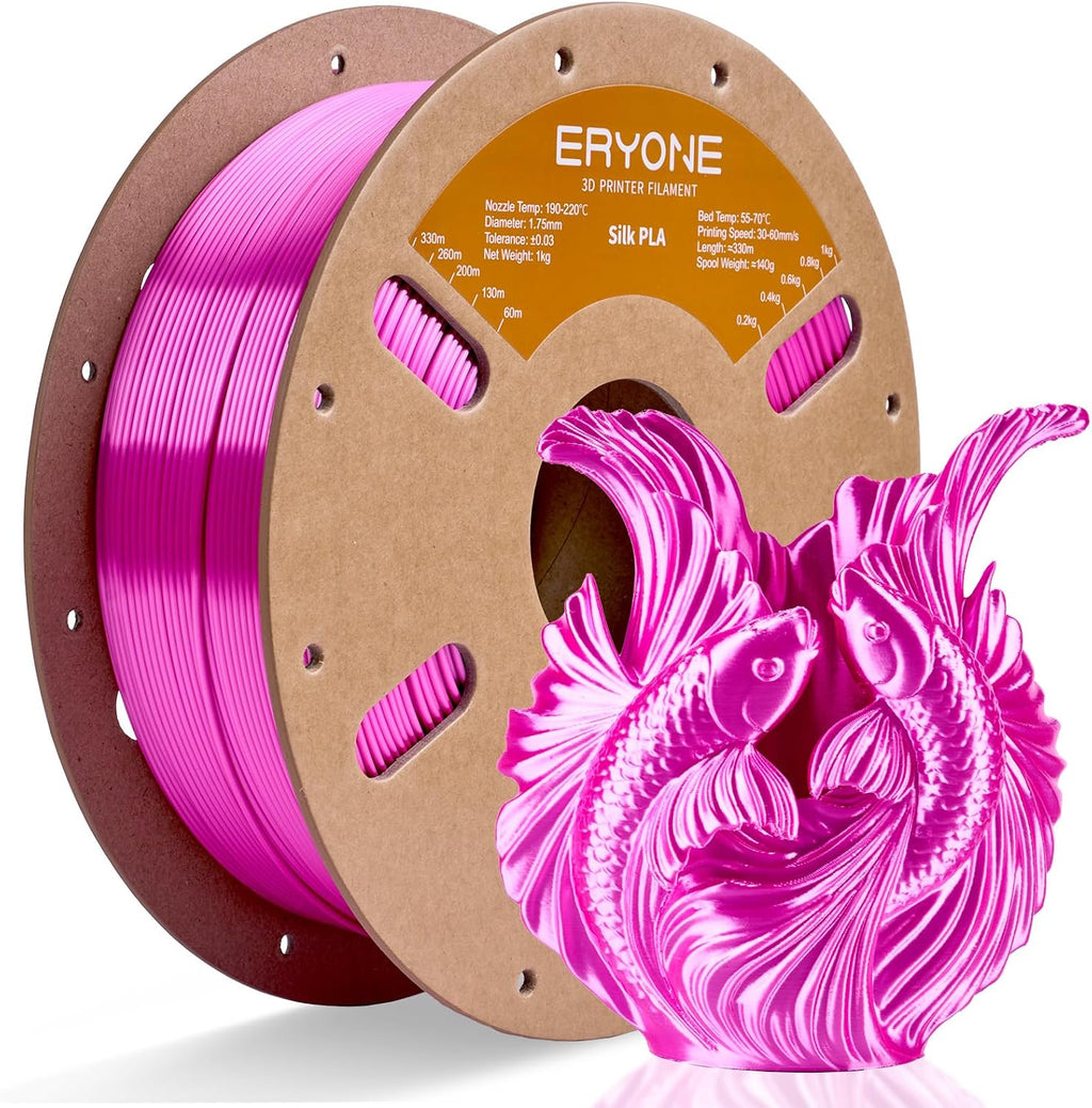 ERYONE Filamento PLA de seda para impresora 3D, 0.069 pulgadas +\/-...