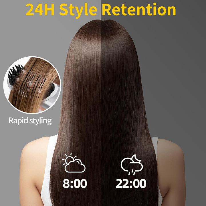 Cepillo de peinado inalámbrico 2 en 1 AI Smart Styler calor rápido...