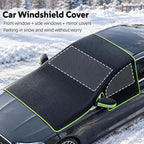 Cubierta de nieve para parabrisas, cubierta de parabrisas de automóvil para hielo y nieve, cubierta magnética para parabrisas con ventana lateral 26725