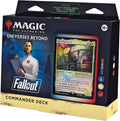 Magic: The Gathering Fallout Commander Deck - ¡Ciencia! (mazo de 100 cartas, paquete de muestra de sobre para coleccionista de 2 cartas + accesorios)
