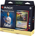 Magic: The Gathering Fallout Commander Deck - ¡Ciencia! (mazo de 100 cartas, paquete de muestra de sobre para coleccionista de 2 cartas + accesorios)