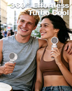 Taiofan Ventilador de mano portátil con refrigeración semiconductor...