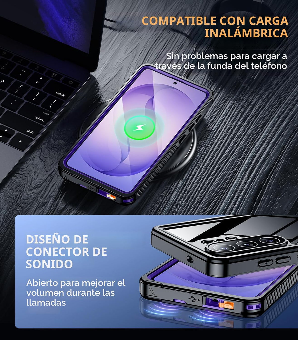 Temdan Funda impermeable diseñada para Samsung Galaxy S26 Ultra, lente y protector de pantalla integrados de grado militar, a prueba de golpes, a prueba de caídas, IP68 bajo el agua, carcasa completa para Galaxy S26 Ultra de 6.9 pulgadas, color negro
