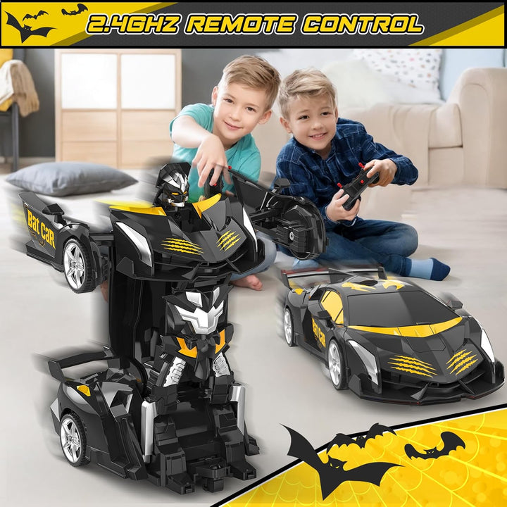 BLUEJAY Transform Rc Cars para niños 4-7 8-12, 2.4Ghz Auto de contr...
