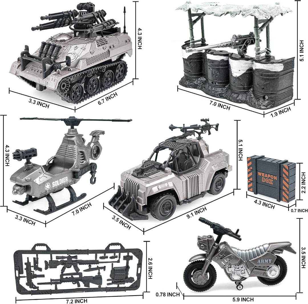 MISTBUY Figuras de acción de hombres del ejército estadounidense co...