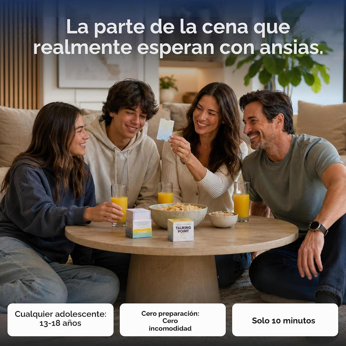 200 tarjetas de conversación para adolescentes a partir de 12 años, juegos