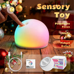 Lámpara Luz nocturna de huevo blanda profesional para niños, luz suave con varios colores, luz interactiva para aliviar el estrés, juguetes para ansiedad, 5 niveles de brillo, atenuación automática en 30 minutos