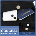 NEOREAL - Mochila para laptop para trabajo, universidad, viajes, Negro